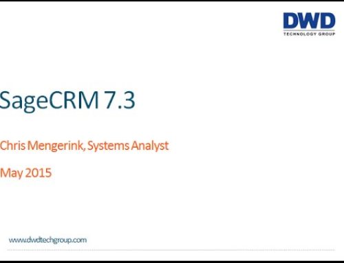 What’s New in Sage CRM v7.3