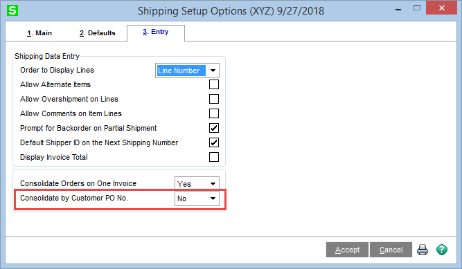 Consolidate multiple order with different PO numbers