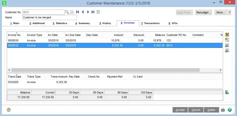 Delete and Change Customers in Sage 100 AR - Customer Maintenance Delete and Change Customers in Sage 100 AR - Customer Maintenance