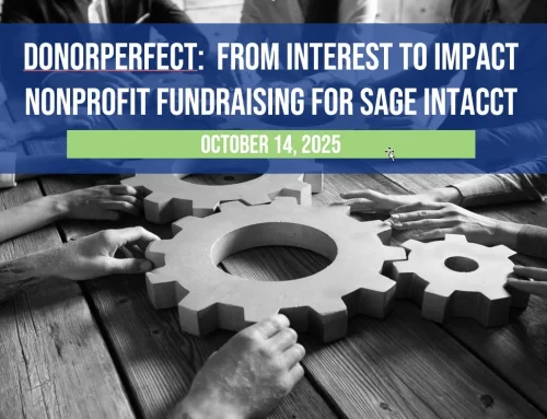DonorPerfect Nonprofit Fundraising for Sage Intacct