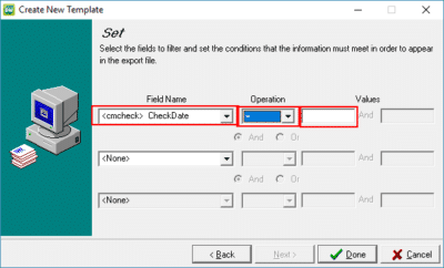 Exporting Positive Pay Data from BusinessWorks - Sorting field name