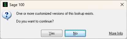 Individual User Message for Custom Lookups