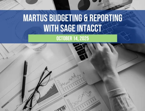 Martus Budgeting & Reporting with Sage Intacct