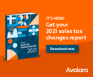 Avalara 2021 Sales Tax Report