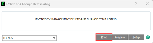Sage 100 Delete and Change Item Listing - Inventory Management