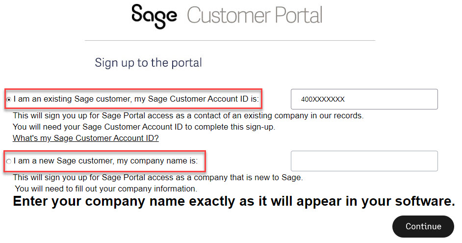 Sage Customer Portal Login