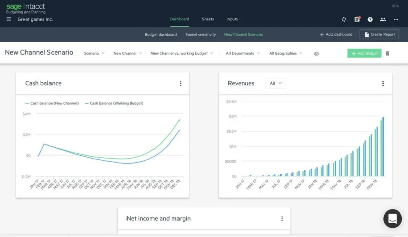 Sage Intacct Budgeting and Planning Sage Intacct Budgeting and Planning