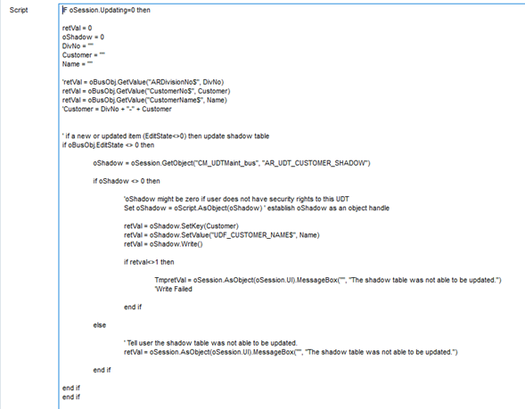 Components Shadow Table Utilizing Shadow Tables For Field Validation In Sage 100 | DWD ...