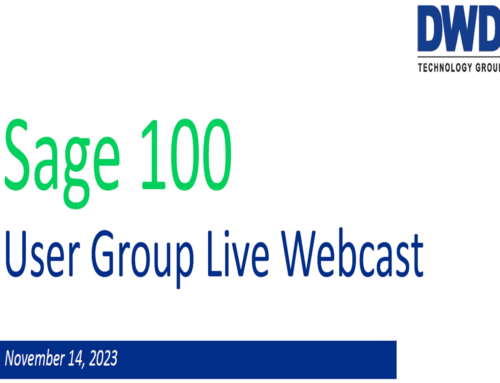 2023 Sage 100 User Group Live Webcast
