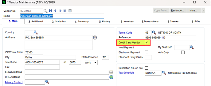 How To Transfer An Accounts Payable Invoice To A Credit Card Vendor In ...