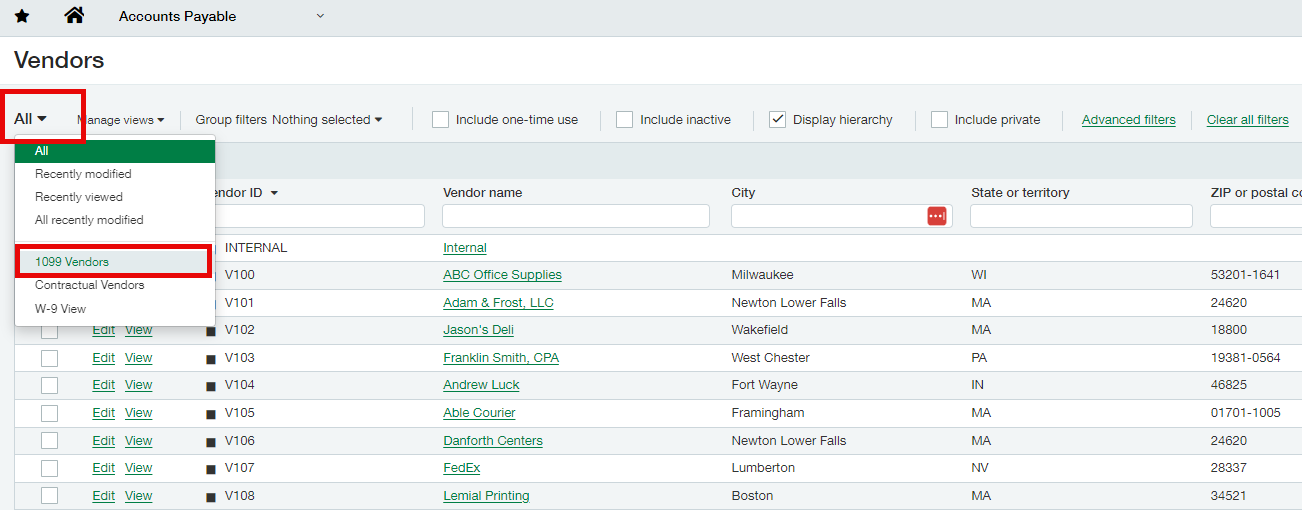 How To Create A Custom Data Master List View In Sage Intacct | DWD ...