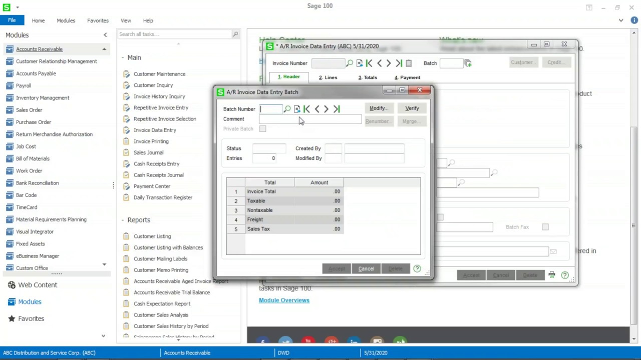 How To Correct Sales Tax In Sage 100 | DWD Technology Group