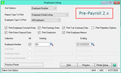 New Features in Sage 100 Payroll Reports with Payroll 2.x - A