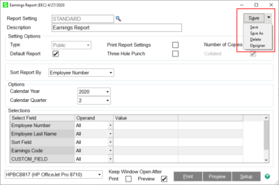 New Features in Sage 100 Payroll Reports with Payroll 2.x -K