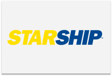 Starship logo banner